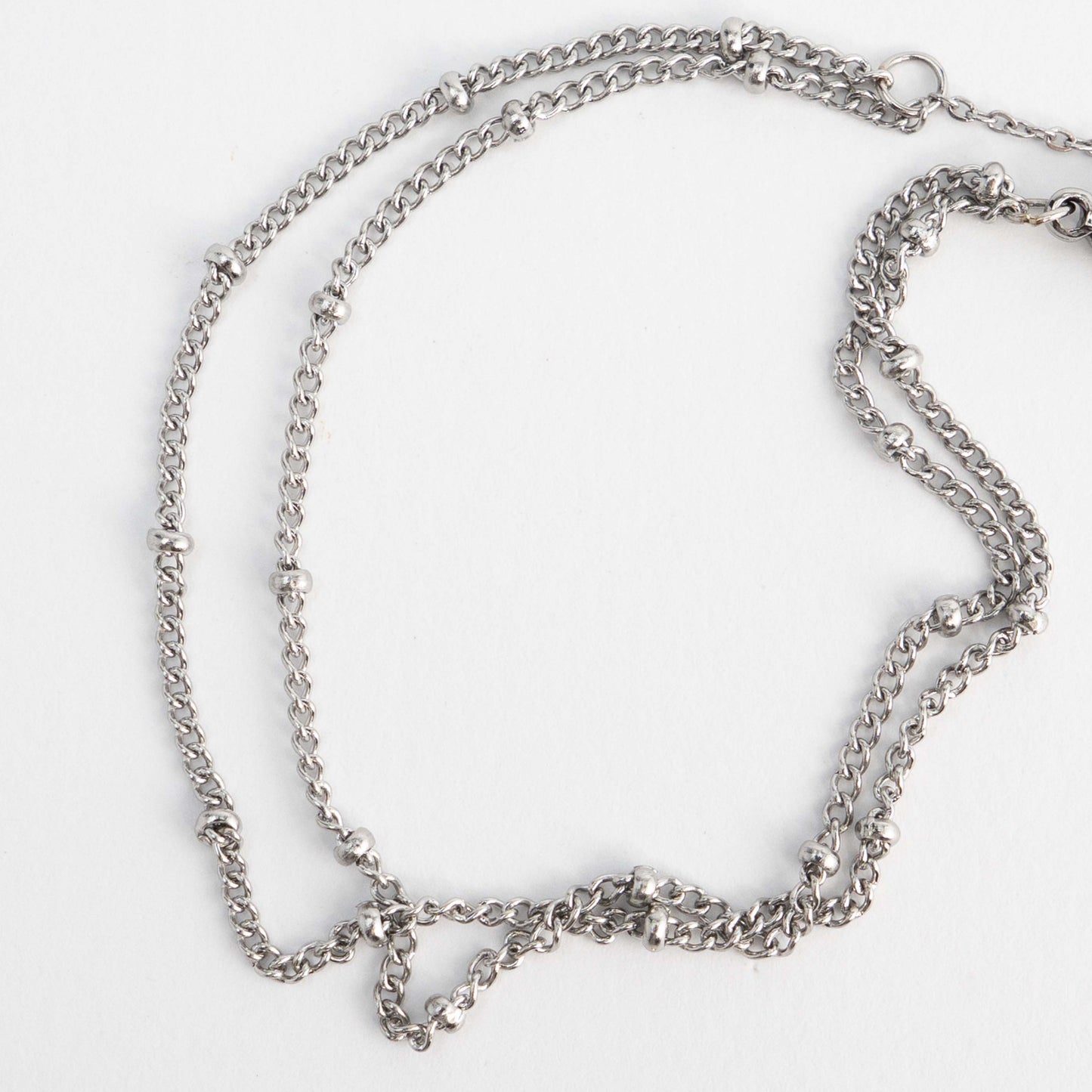 Silver Ball Chain Bracelet