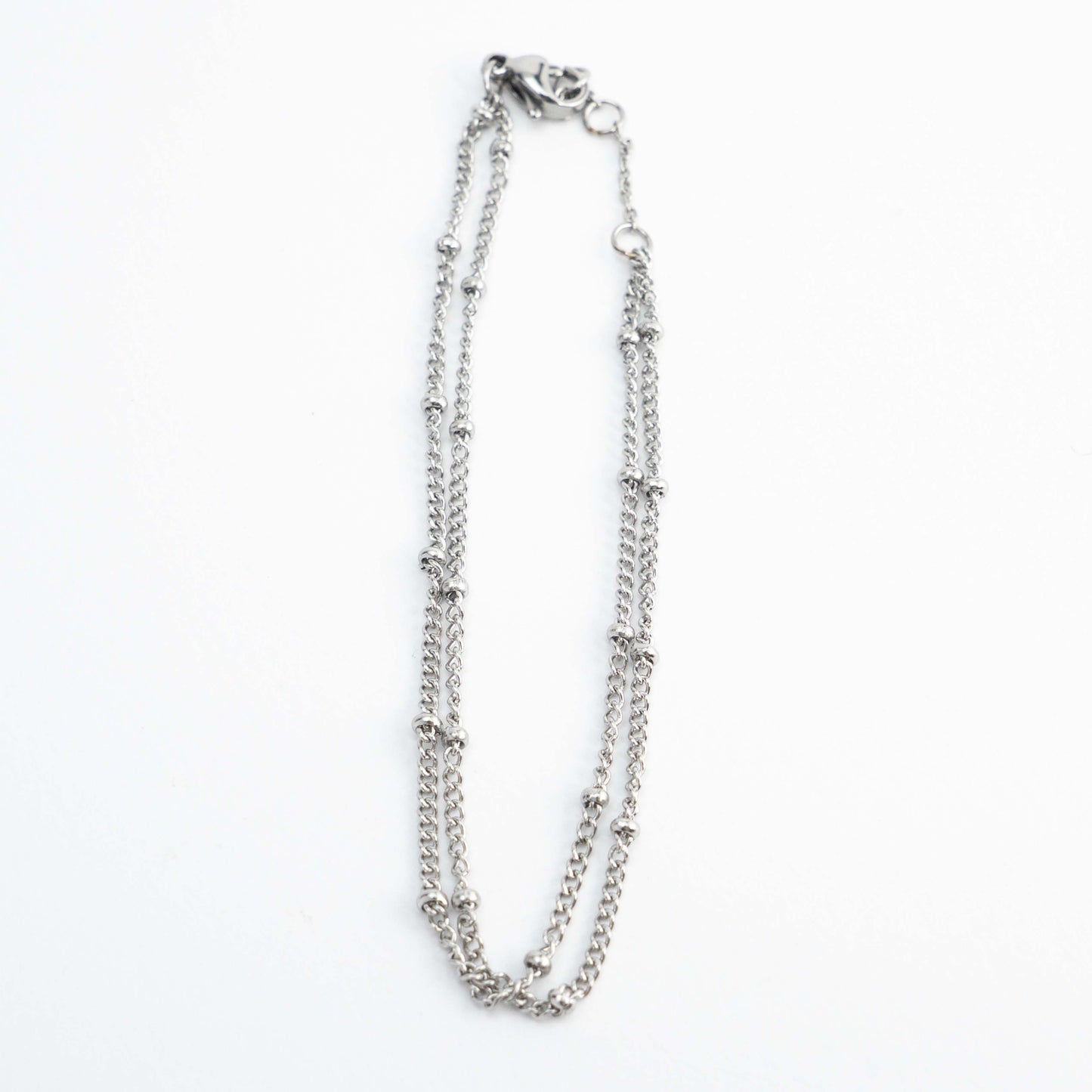 Silver Ball Chain Bracelet