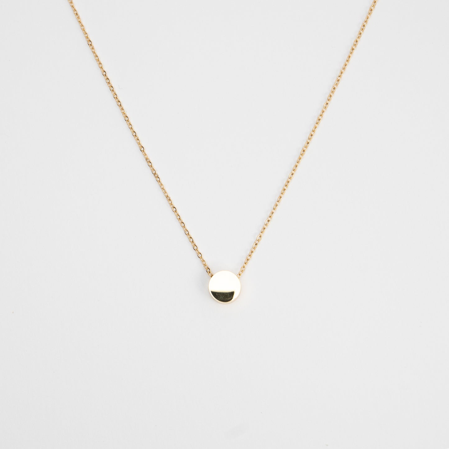Gold Small Pendant Necklace