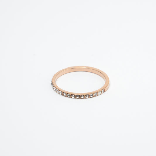 Minimalist Huggie Hoops Ring