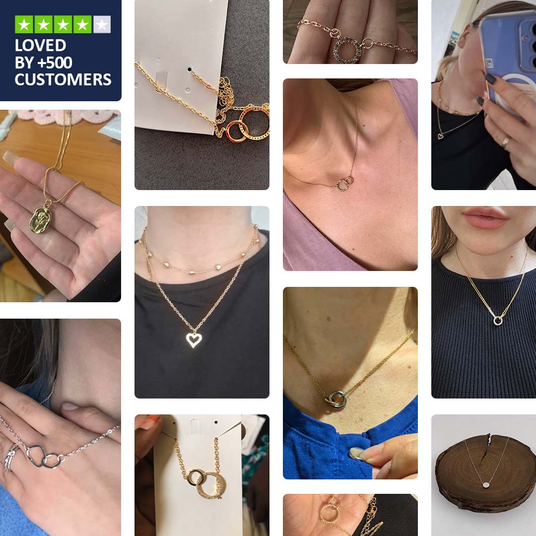 Gold Small Pendant Necklace