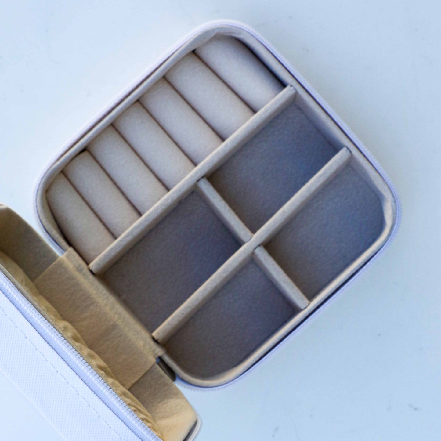 White Mini Jewellery Box