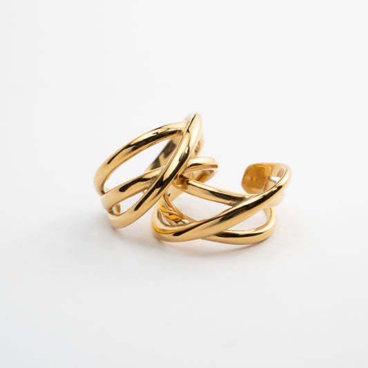 Cross Layered Ring