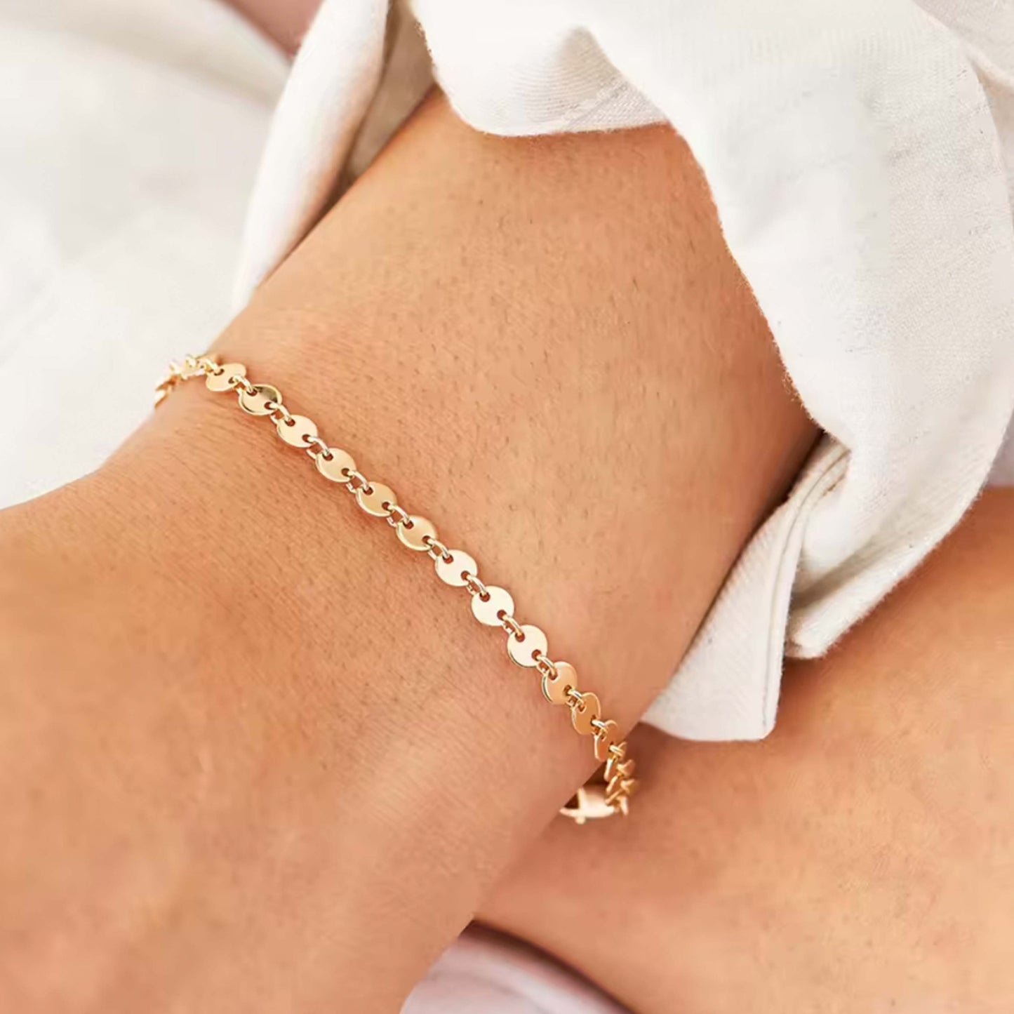 Round Connected Circles Bracelet